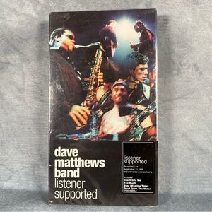 Dave Matthews Band Listener Supported VHS 1999 Crash Into Me, Too Much & More